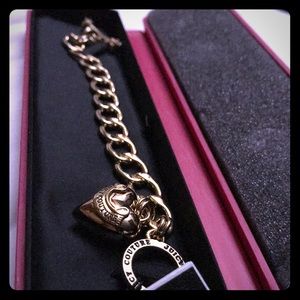 Juicy Couture Banner Heart Starter Bracelet